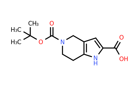 CAS 1135125-14-2 | 5-tert-butoxycarbonyl-1,4,6,7-tetrahydropyrrolo[3,2-c]pyridine-2-carboxylic acid