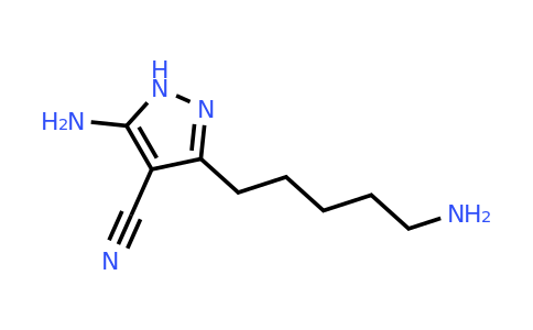 CAS 113513-29-4 | 5-amino-3-(5-aminopentyl)-1H-pyrazole-4-carbonitrile