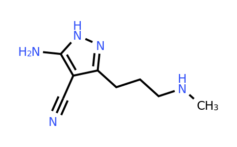 CAS 113513-30-7 | 5-amino-3-[3-(methylamino)propyl]-1H-pyrazole-4-carbonitrile