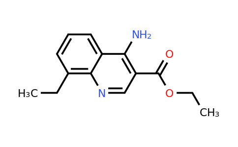 CAS 113515-73-4 | Ethyl 4-amino-8-ethylquinoline-3-carboxylate