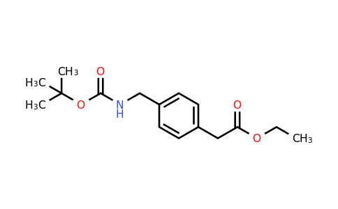 CAS 113520-37-9 | ethyl 2-(4-(((tert-butoxycarbonyl)amino)methyl)phenyl)acetate