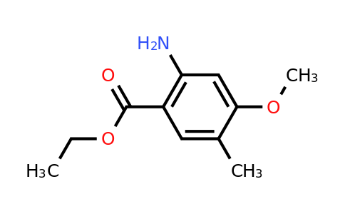 CAS 1135282-86-8 | Ethyl 2-amino-4-methoxy-5-methylbenzoate