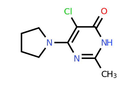 CAS 1135283-15-6 | 5-Chloro-2-methyl-6-(pyrrolidin-1-yl)pyrimidin-4(3H)-one