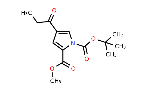 CAS 1135283-32-7 | 1-tert-Butyl 2-methyl 4-propionyl-1H-pyrrole-1,2-dicarboxylate