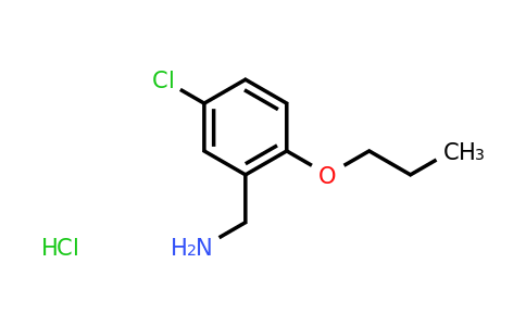 CAS 1135288-57-1 | (5-Chloro-2-propoxyphenyl)methanamine hydrochloride
