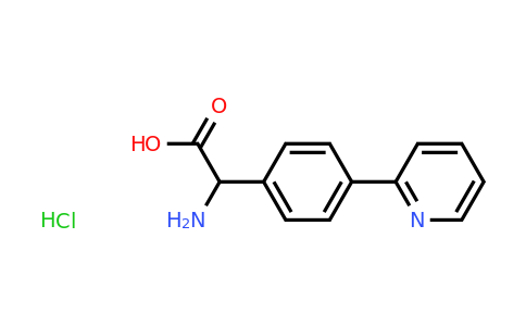 CAS 1135818-89-1 | 2-Amino-2-(4-(pyridin-2-YL)phenyl)acetic acid hydrochloride