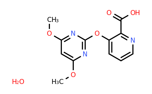 CAS 113582-66-4 | 3-[(4,6-Dimethoxypyrimidin-2-yl)oxy]pyridine-2-carboxylic acid monohydrate