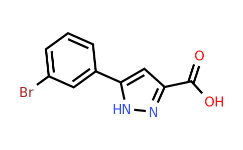 CAS 1135821-47-4 | 5-(3-Bromophenyl)-1H-pyrazole-3-carboxylic acid