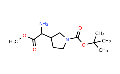 CAS 1135916-70-9 | tert-butyl 3-(1-amino-2-methoxy-2-oxoethyl)pyrrolidine-1-carboxylate