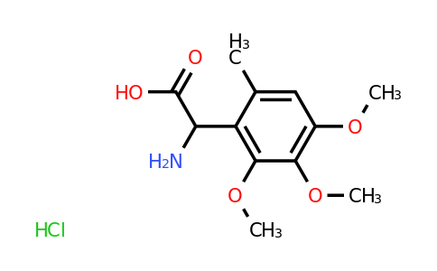 CAS 1135916-84-5 | 2-Amino-2-(2,3,4-trimethoxy-6-methylphenyl)acetic acid hydrochloride