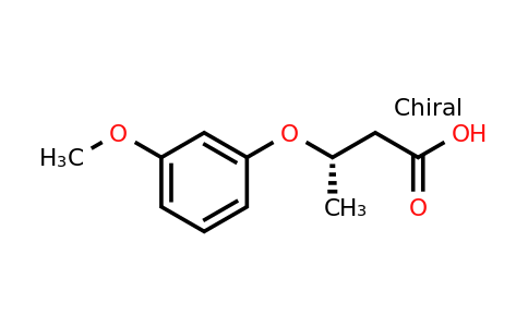 CAS 1136059-97-6 | (S)-3-(3-Methoxyphenoxy)butanoic acid