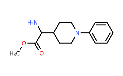 CAS 1136862-42-4 | Methyl 2-amino-2-(1-phenylpiperidin-4-YL)acetate
