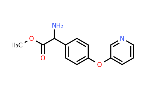 CAS 1137082-24-6 | Methyl 2-amino-2-(4-(pyridin-3-yloxy)phenyl)acetate