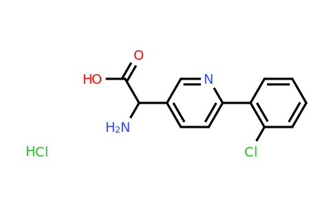 CAS 1137084-66-2 | 2-Amino-2-(6-(2-chlorophenyl)pyridin-3-YL)acetic acid hydrochloride