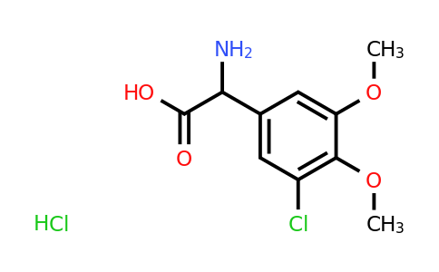 CAS 1137087-15-0 | 2-Amino-2-(3-chloro-4,5-dimethoxyphenyl)acetic acid hydrochloride