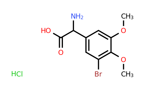 CAS 1137445-94-3 | 2-Amino-2-(3-bromo-4,5-dimethoxyphenyl)acetic acid hydrochloride