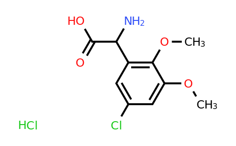 2-Amino-2-(5-chloro-2,3-dimethoxyphenyl)acetic acid hydrochloride