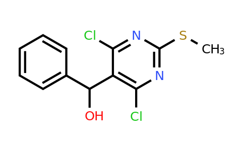 CAS 1137576-47-6 | (4,6-Dichloro-2-(methylthio)pyrimidin-5-yl)(phenyl)methanol