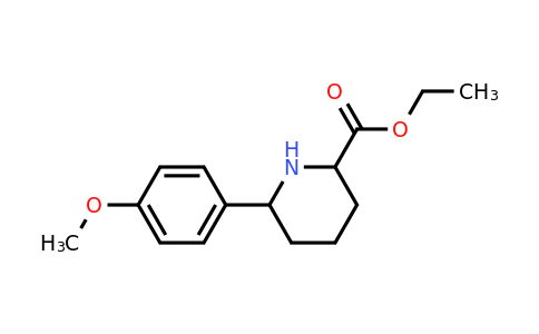 CAS 1137654-66-0 | Ethyl 6-(4-methoxyphenyl)piperidine-2-carboxylate