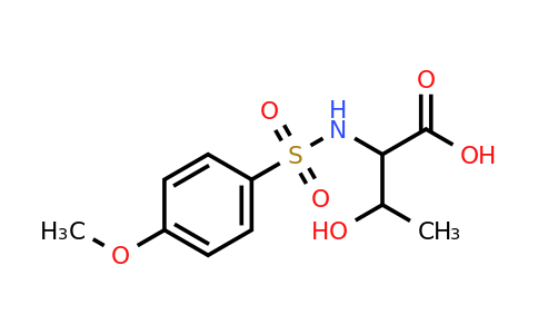 CAS 113793-31-0 | 3-hydroxy-2-(4-methoxybenzenesulfonamido)butanoic acid