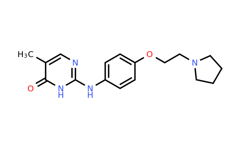 CAS 1138473-53-6 | 5-Methyl-2-((4-(2-(pyrrolidin-1-yl)ethoxy)phenyl)amino)pyrimidin-4(3H)-one