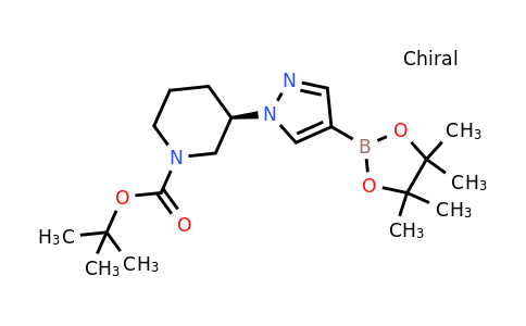 CAS 1138820-79-7 | tert-butyl (3R)-3-[4-(tetramethyl-1,3,2-dioxaborolan-2-yl)-1H-pyrazol-1-yl]piperidine-1-carboxylate