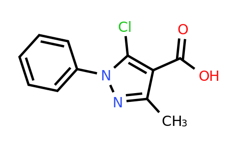 CAS 1140-38-1 | 5-chloro-3-methyl-1-phenyl-1H-pyrazole-4-carboxylic acid