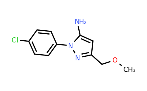 CAS 1140-60-9 | 1-(4-Chlorophenyl)-3-(methoxymethyl)-1H-pyrazol-5-amine