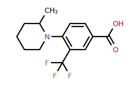 CAS 1140461-91-1 | 4-(2-Methylpiperidin-1-yl)-3-(trifluoromethyl)benzoic acid