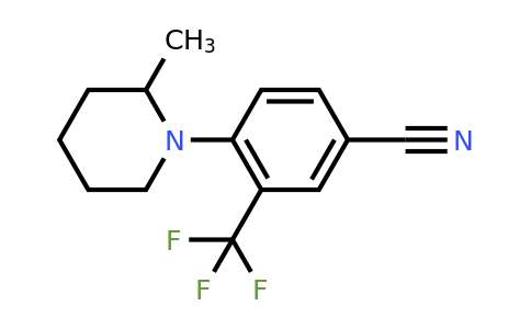 CAS 1140507-92-1 | 4-(2-Methylpiperidin-1-yl)-3-(trifluoromethyl)benzonitrile
