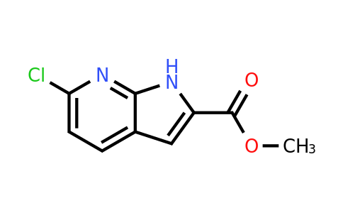CAS 1140512-58-8 | methyl 6-chloro-1H-pyrrolo[2,3-b]pyridine-2-carboxylate
