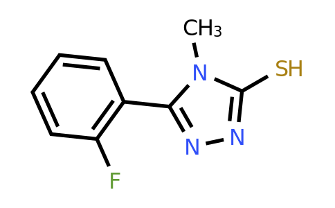 CAS 114058-90-1 | 5-(2-fluorophenyl)-4-methyl-4H-1,2,4-triazole-3-thiol