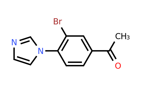 CAS 1141669-55-7 | 1-(3-bromo-4-(1H-imidazol-1-yl)phenyl)ethan-1-one