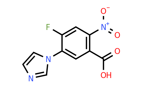 CAS 1141669-65-9 | 4-fluoro-5-(1H-imidazol-1-yl)-2-nitrobenzoic acid