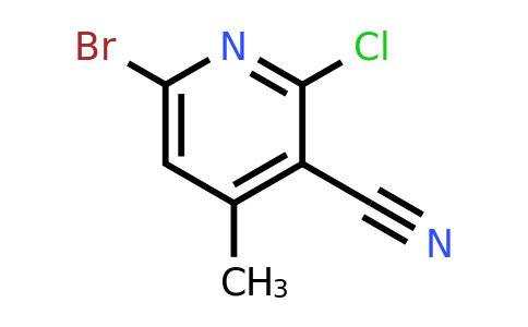 CAS 1142188-71-3 | 6-bromo-2-chloro-4-methylpyridine-3-carbonitrile