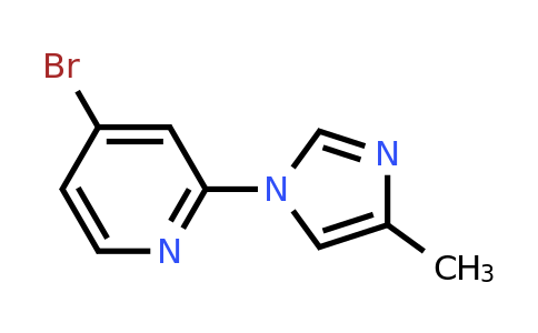 CAS 1142194-33-9 | 4-Bromo-2-(4-methyl-1H-imidazol-1-YL)pyridine