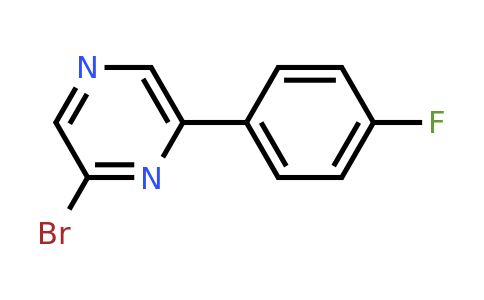 CAS 1142196-57-3 | 2-Bromo-6-(4-fluorophenyl)pyrazine