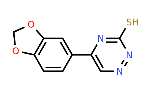 CAS 1142201-22-6 | 5-(Benzo[d][1,3]dioxol-5-yl)-1,2,4-triazine-3-thiol