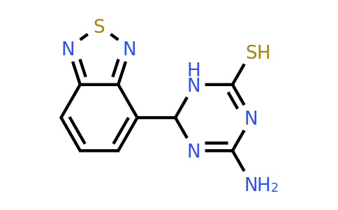 CAS 1142208-46-5 | 4-Amino-6-(benzo[c][1,2,5]thiadiazol-4-yl)-1,6-dihydro-1,3,5-triazine-2-thiol