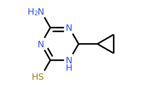 4-Amino-6-cyclopropyl-1,6-dihydro-1,3,5-triazine-2-thiol
