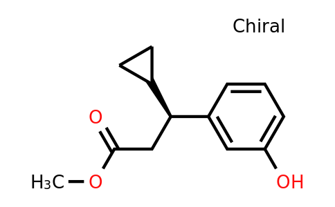 CAS 1142223-08-2 | methyl (3S)-3-cyclopropyl-3-(3-hydroxyphenyl)propanoate