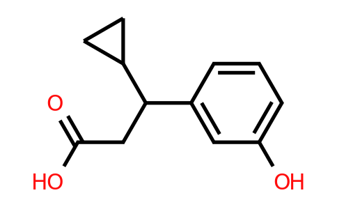 CAS 1142224-60-9 | 3-cyclopropyl-3-(3-hydroxyphenyl)propanoic acid