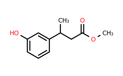 CAS 1142234-38-5 | methyl 3-(3-hydroxyphenyl)butanoate
