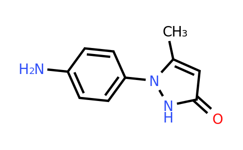 CAS 114306-97-7 | 1-(4-Aminophenyl)-5-methyl-2,3-dihydro-1H-pyrazol-3-one
