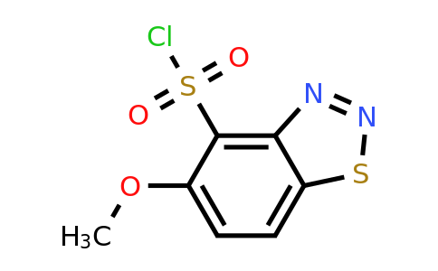CAS 114322-12-2 | 5-Methoxy-1,2,3-benzothiadiazole-4-sulfonyl chloride