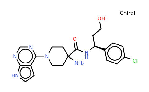 CAS 1143532-39-1 | (S)-4-Amino-N-(1-(4-chlorophenyl)-3-hydroxypropyl)-1-(7H-pyrrolo[2,3-D]pyrimidin-4-YL)piperidine-4-carboxamide