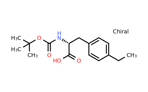 CAS 114359-37-4 | (R)-2-(Tert-butoxycarbonylamino)-3-(4-ethylphenyl)propanoic acid