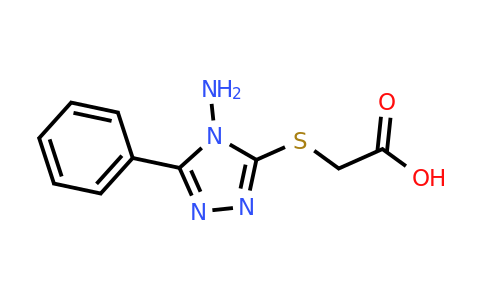 CAS 114402-22-1 | 2-[(4-amino-5-phenyl-4H-1,2,4-triazol-3-yl)sulfanyl]acetic acid