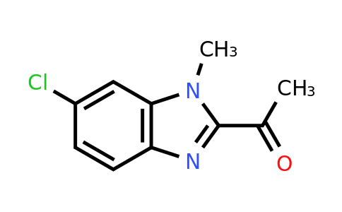 CAS 1145670-42-3 | 1-(6-chloro-1-methyl-1H-1,3-benzodiazol-2-yl)ethan-1-one