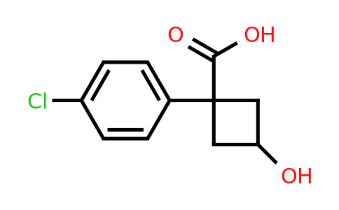 CAS 1145681-01-1 | 1-(4-chlorophenyl)-3-hydroxycyclobutane-1-carboxylic acid